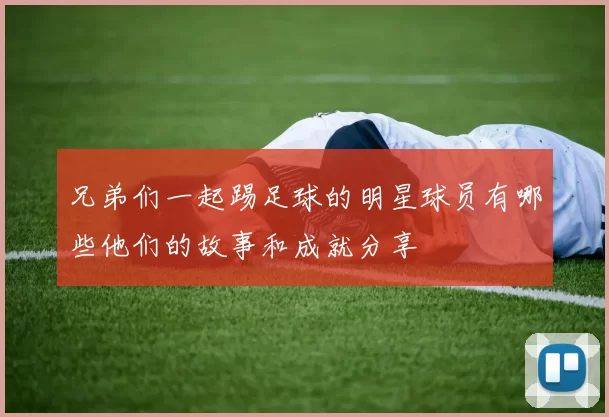 兄弟们一起踢足球的明星球员有哪些他们的故事和成就分享