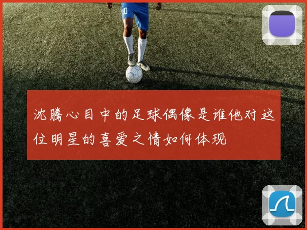 沈腾心目中的足球偶像是谁他对这位明星的喜爱之情如何体现